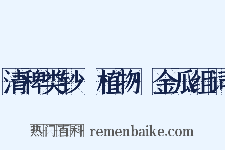 清稗类钞·植物·金瓜组词是什么意思的图片